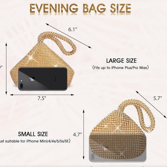 JIAN YA NA Fashion Women Bridesmaid Lady Girl Bride Evening Clutch - Picture 3 of 7